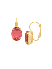 Oval Cut Dangle Earring - ECR20BGPPN