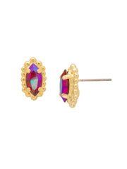 Navette Cut Solitaire Post Earrings - EDG1BGSAB