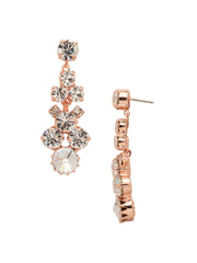 Well-Rounded Crystal Drop Dangle Earrings - EDH27RGCRY
