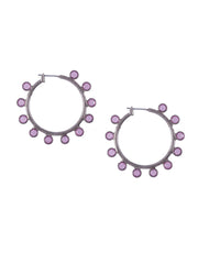 Drew Hoop Earrings - EEP91ASPNK