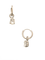 Petite Pear Huggie Hoop Earrings - EFM16PDCRY