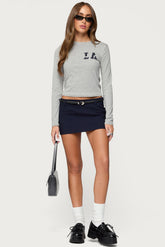 Wendie Tailored Mini Skort