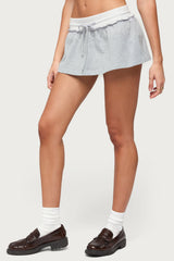 Tenney Contrast Flared Mini Skort