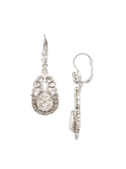 Crystal Pear Dangle Earring - ECT1PDCRY