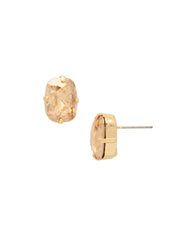 Nia Oval Stud Earrings - EDG66BGGTA