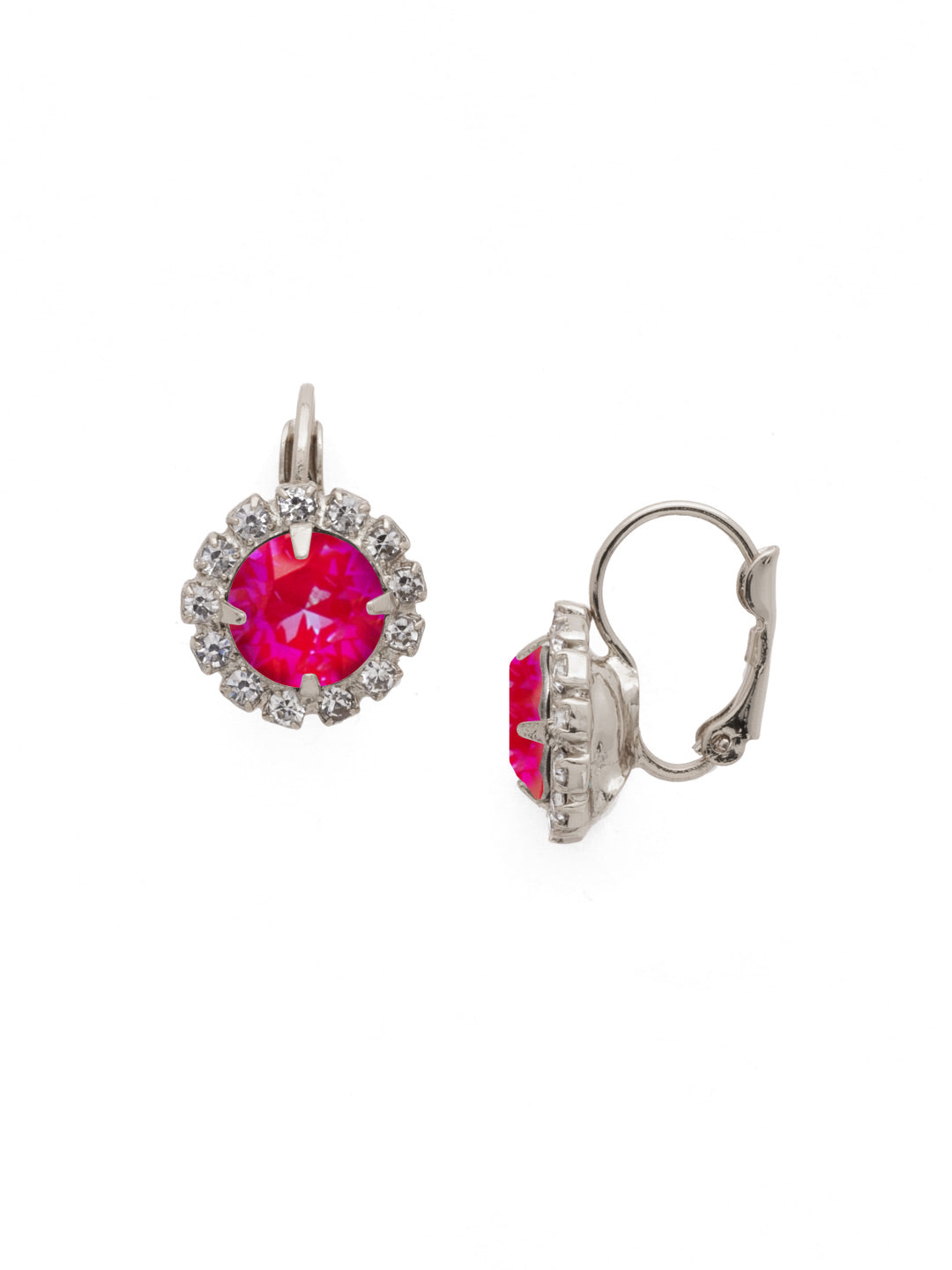 Haute Halo Dangle Earrings - EDL10PDRRD