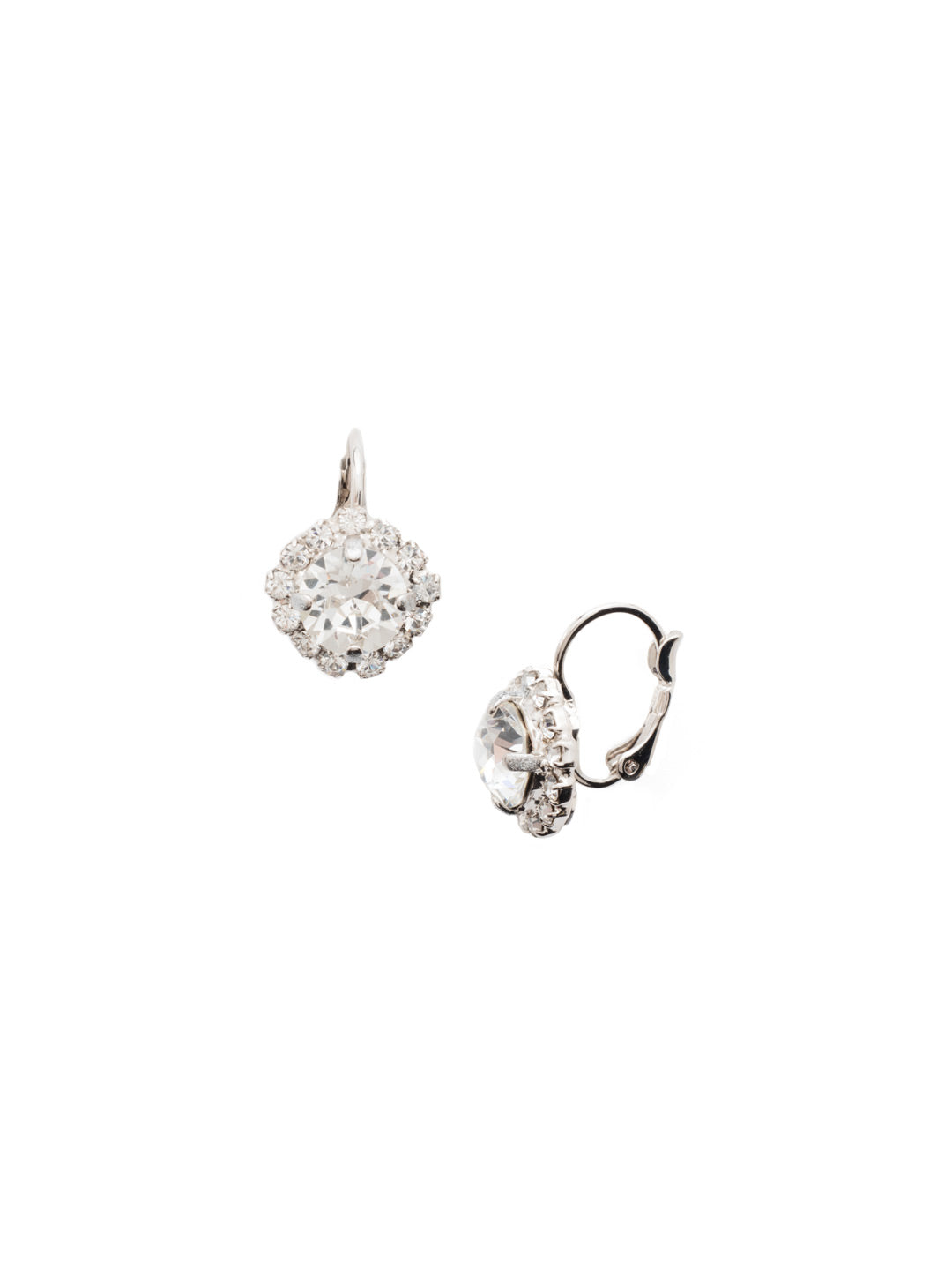 Haute Halo Dangle Earrings - EDL10RHCRY