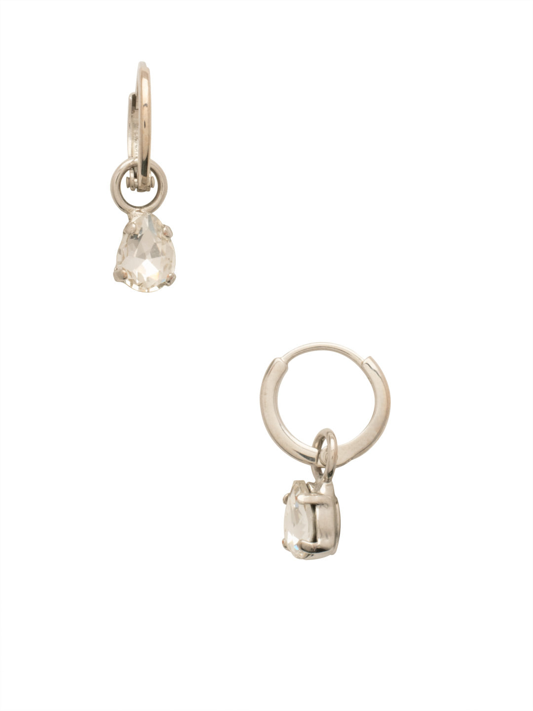 Petite Pear Huggie Hoop Earrings - EFM16PDCRY