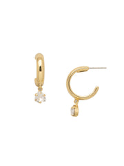 Sedge Huggie Hoop Earrings - EFM17BGCRY