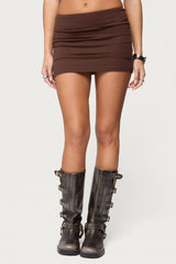Aisha Low Rise Mini Skirt