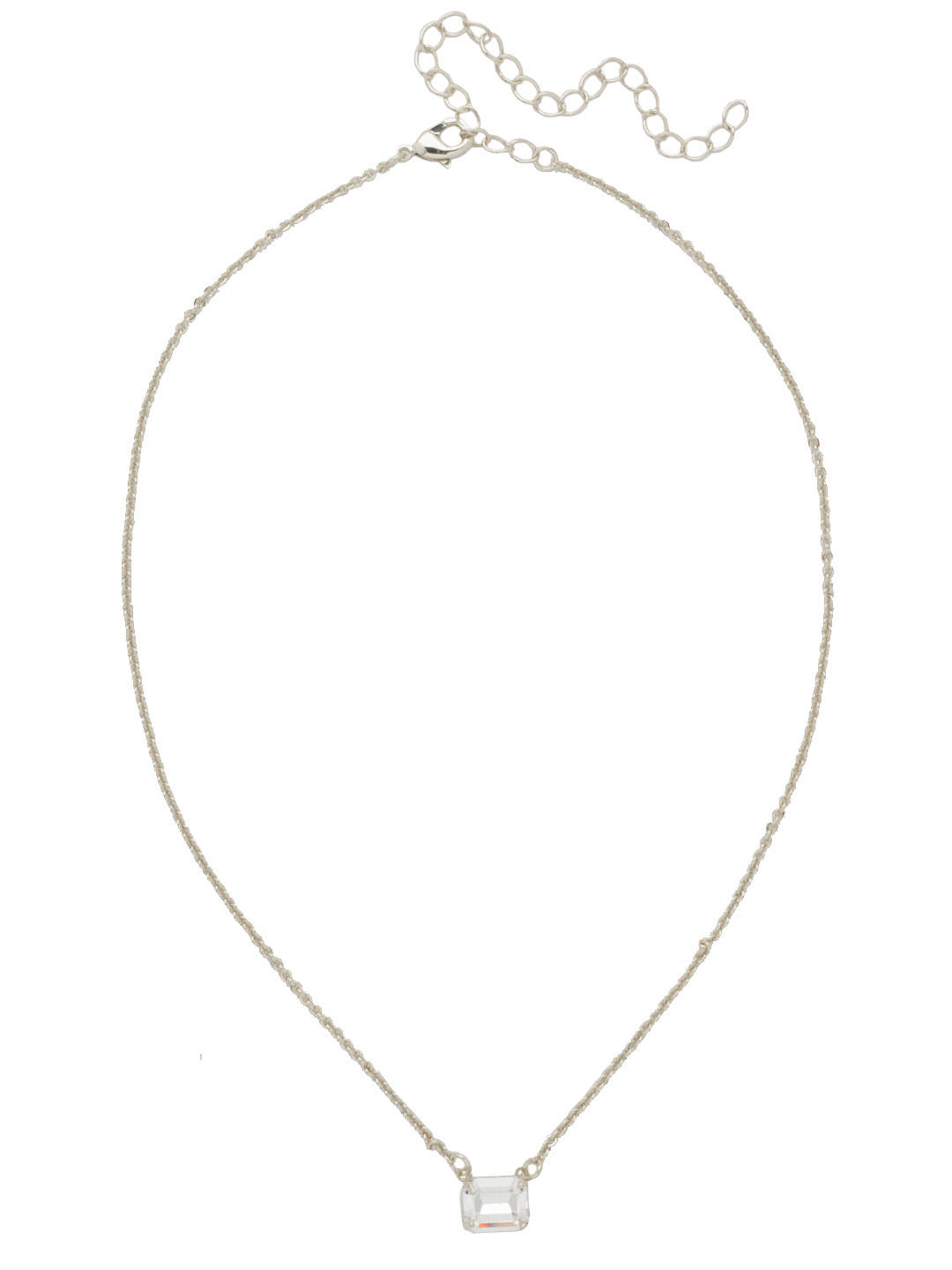 Octavia Single Crystal Pendant Necklace - NFM30PDCRY