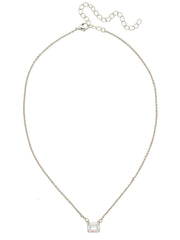 Octavia Single Crystal Pendant Necklace - NFM30PDCRY