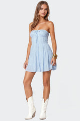 Liora Lacey Cotton Mini Dress